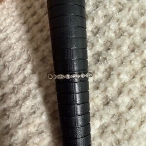 Elegant Sterling Silver CZ Ring